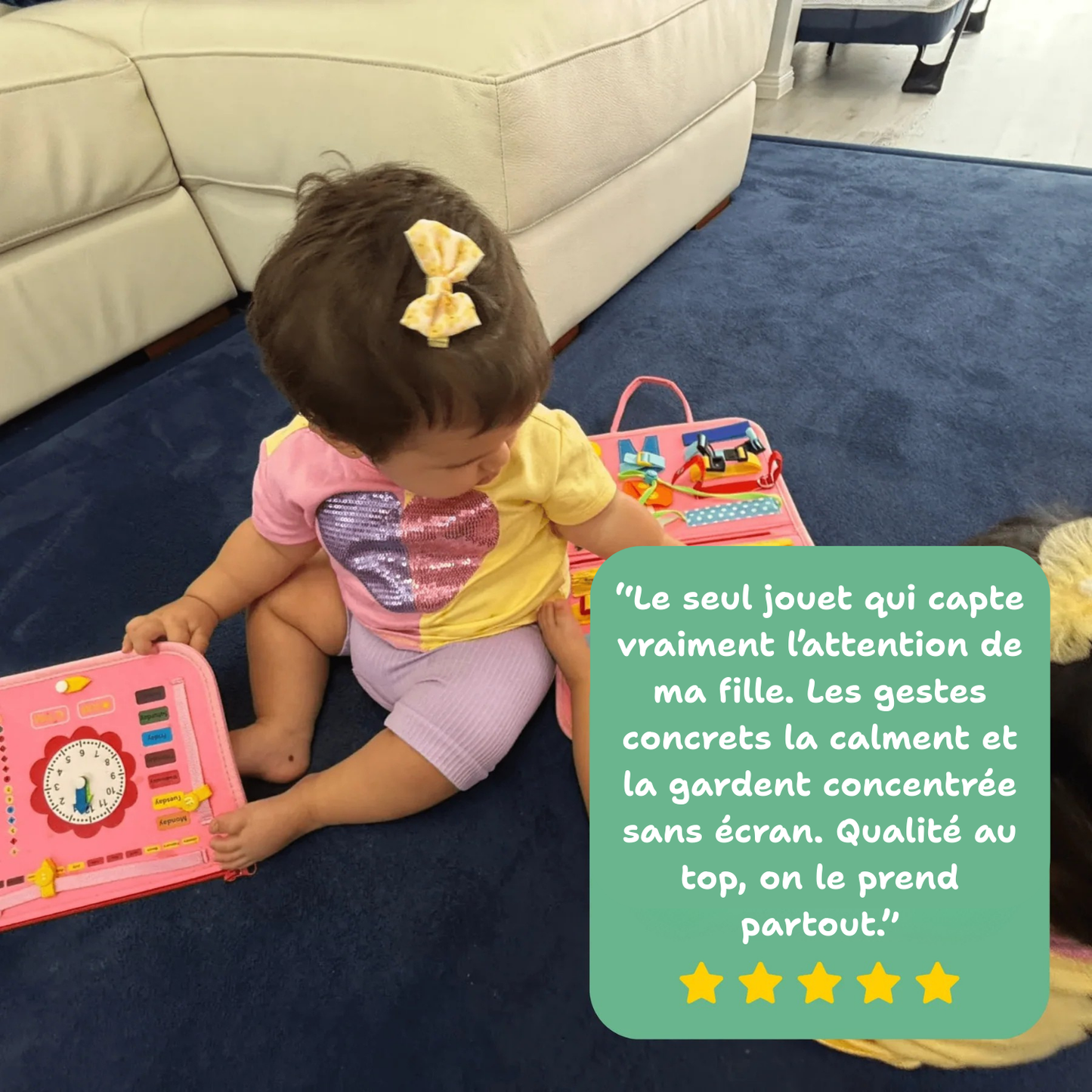 Le tableau sensoriel qui capte l’attention sans écran