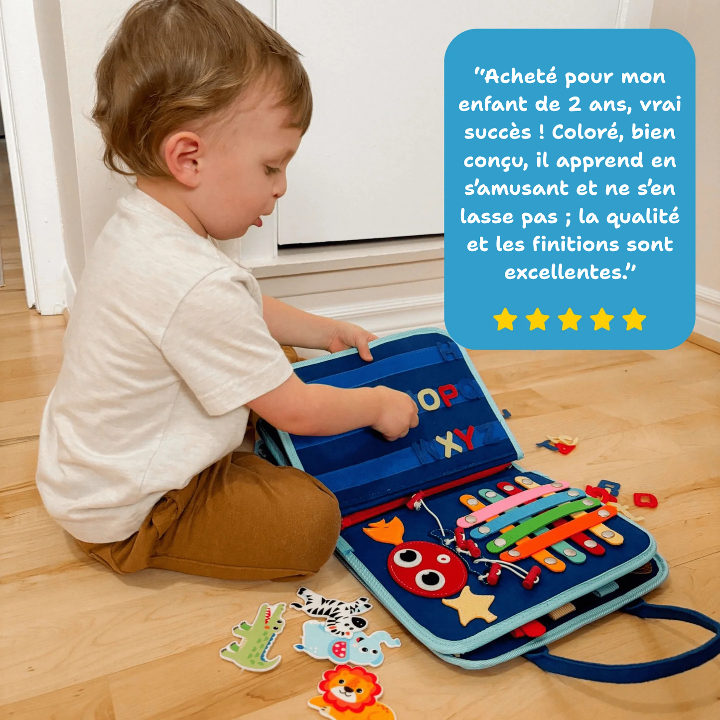 Le tableau sensoriel qui capte l’attention sans écran